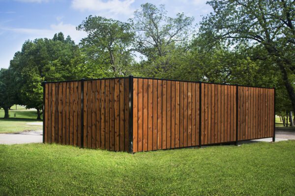 Estate ornamental privacy fencing