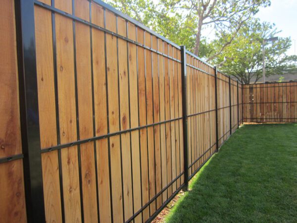Estate ornamental privacy fencing